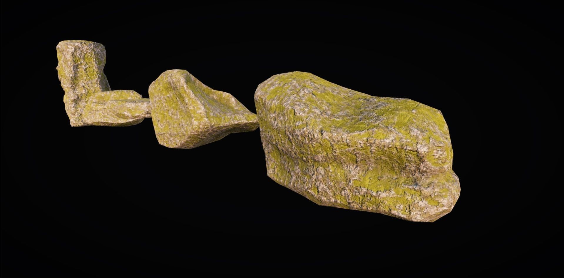 Realistic Rock Pack Volume 1 Low-poly 3D model_59