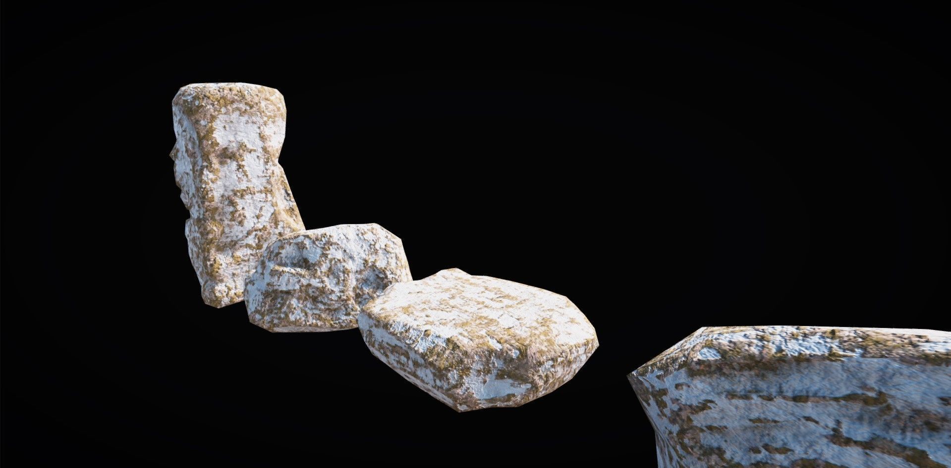 Realistic Rock Pack Volume 1 Low-poly 3D model_64