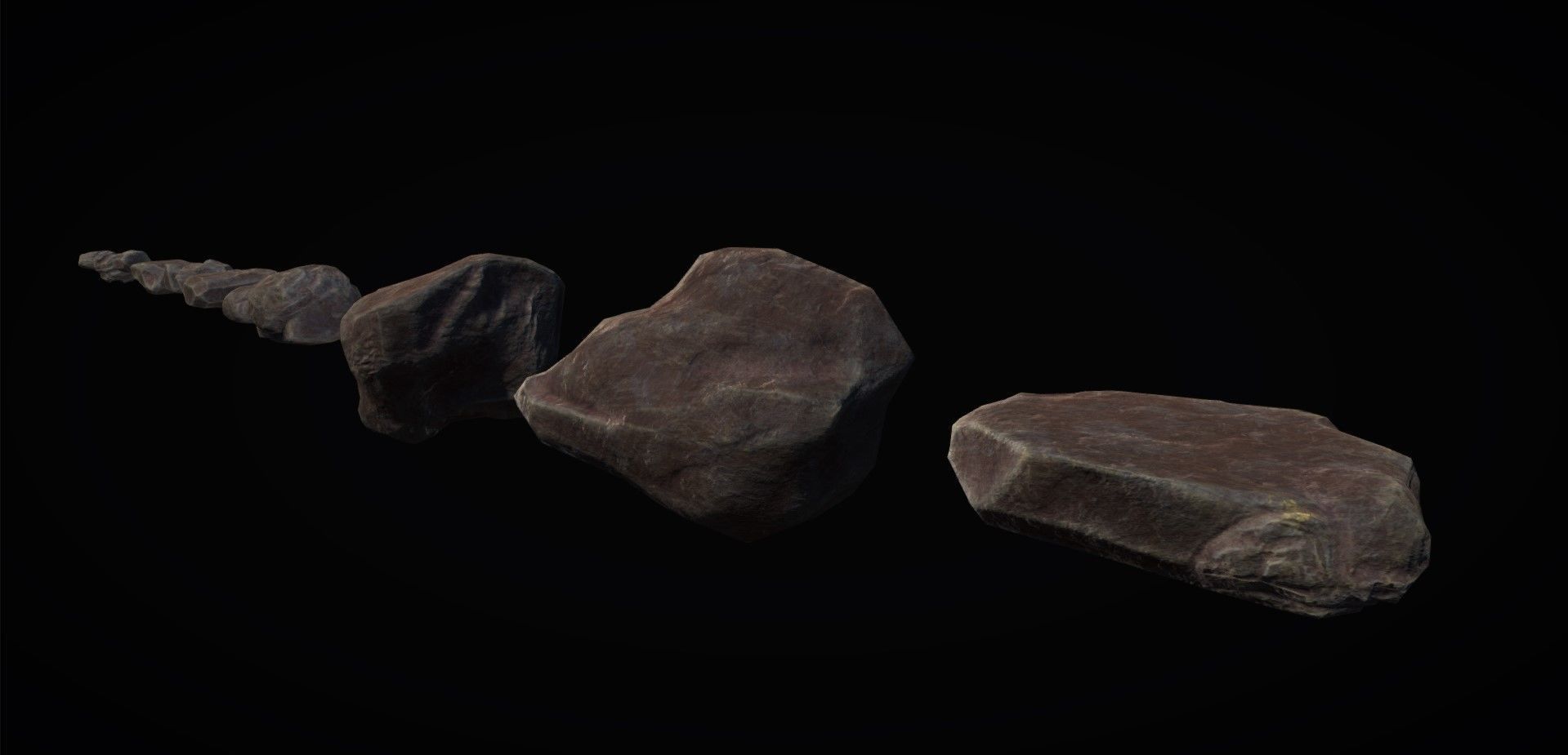 Realistic Rock Pack Volume 1 Low-poly 3D model_91