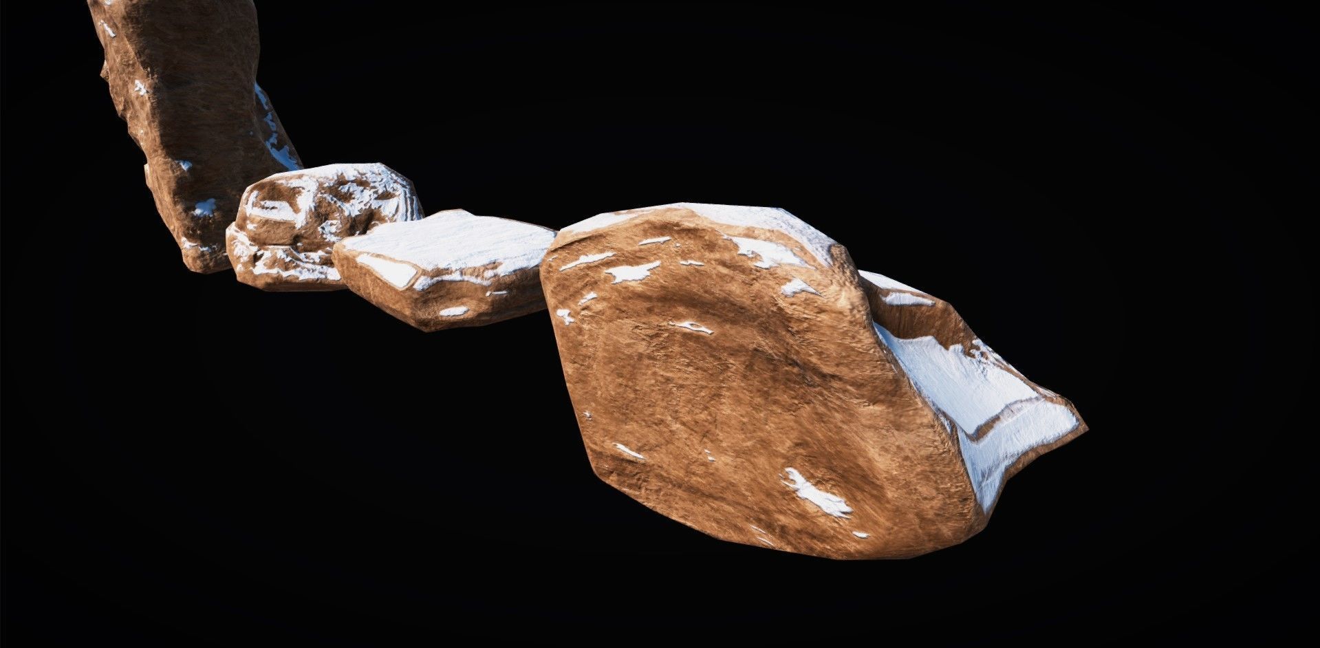 Realistic Rock Pack Volume 1 Low-poly 3D model_105