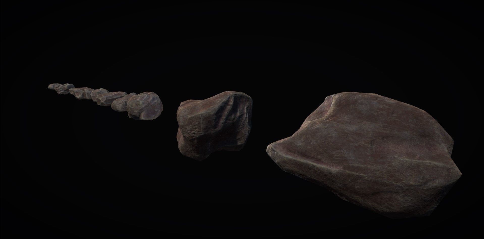Realistic Rock Pack Volume 1 Low-poly 3D model_88
