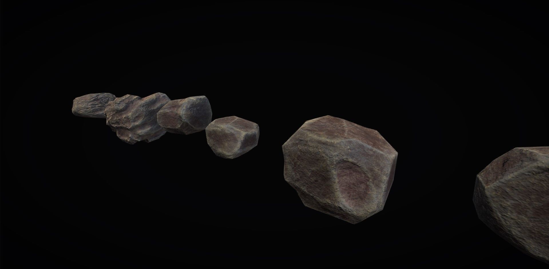 Realistic Rock Pack Volume 1 Low-poly 3D model_83