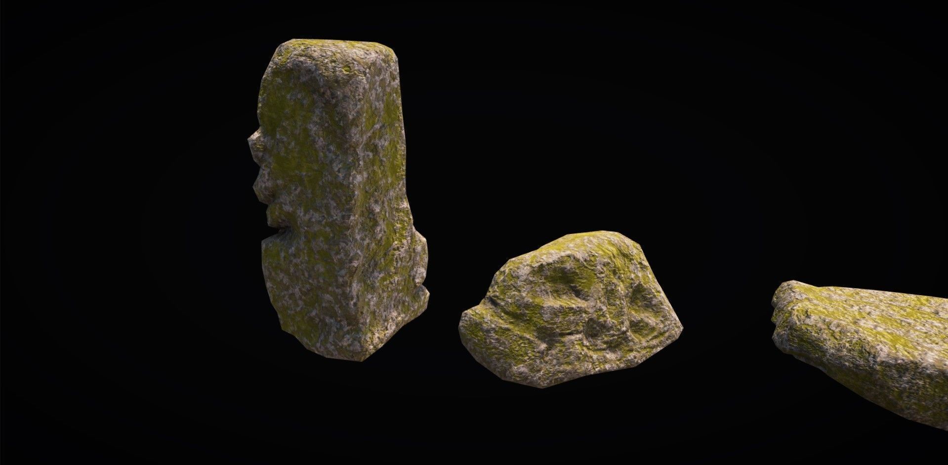 Realistic Rock Pack Volume 1 Low-poly 3D model_53