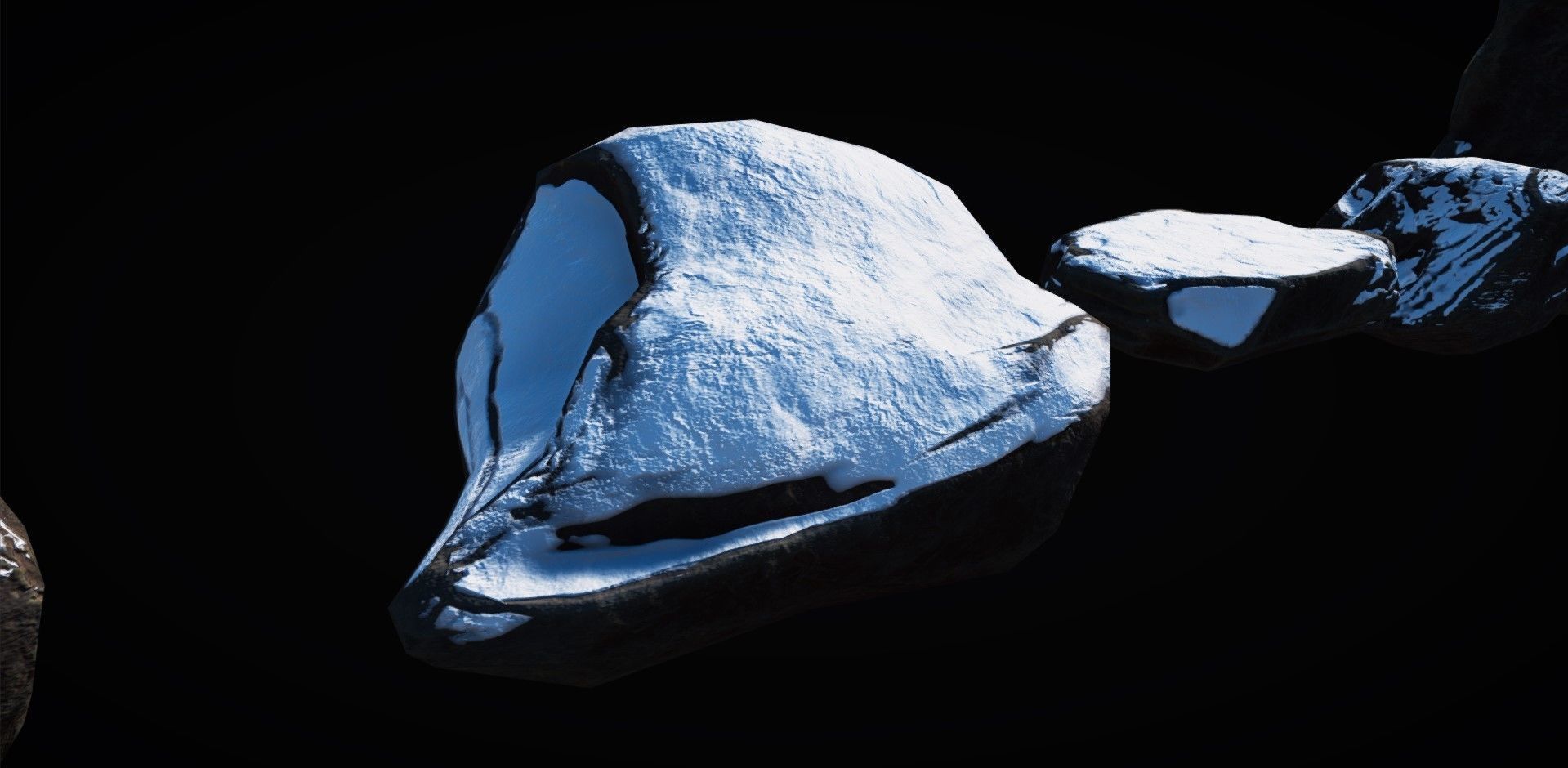 Realistic Rock Pack Volume 1 Low-poly 3D model_136