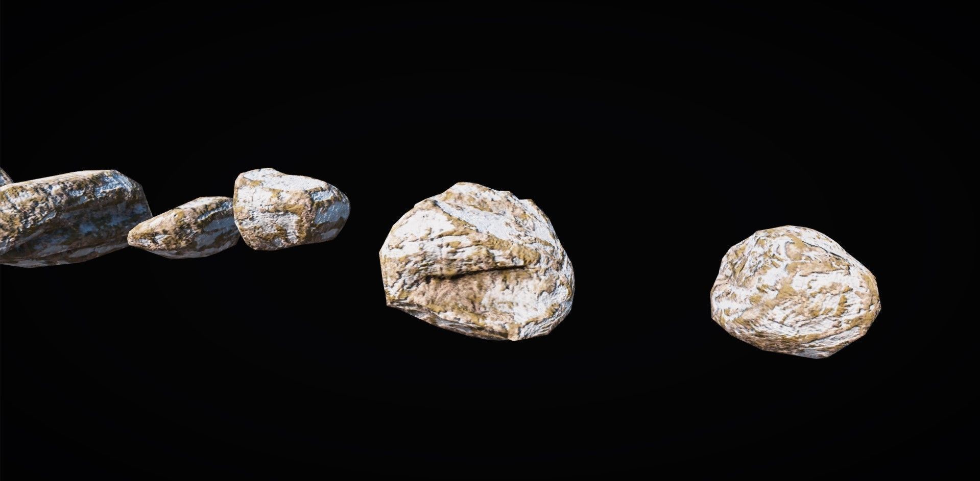 Realistic Rock Pack Volume 1 Low-poly 3D model_71