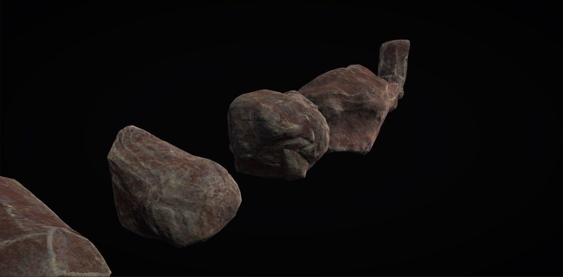Realistic Rock Pack Volume 1 Low-poly 3D model_82