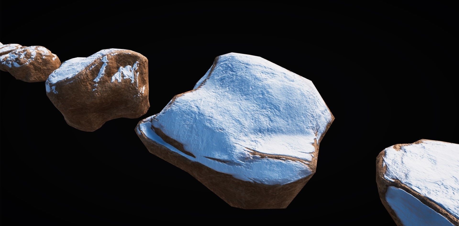 Realistic Rock Pack Volume 1 Low-poly 3D model_106