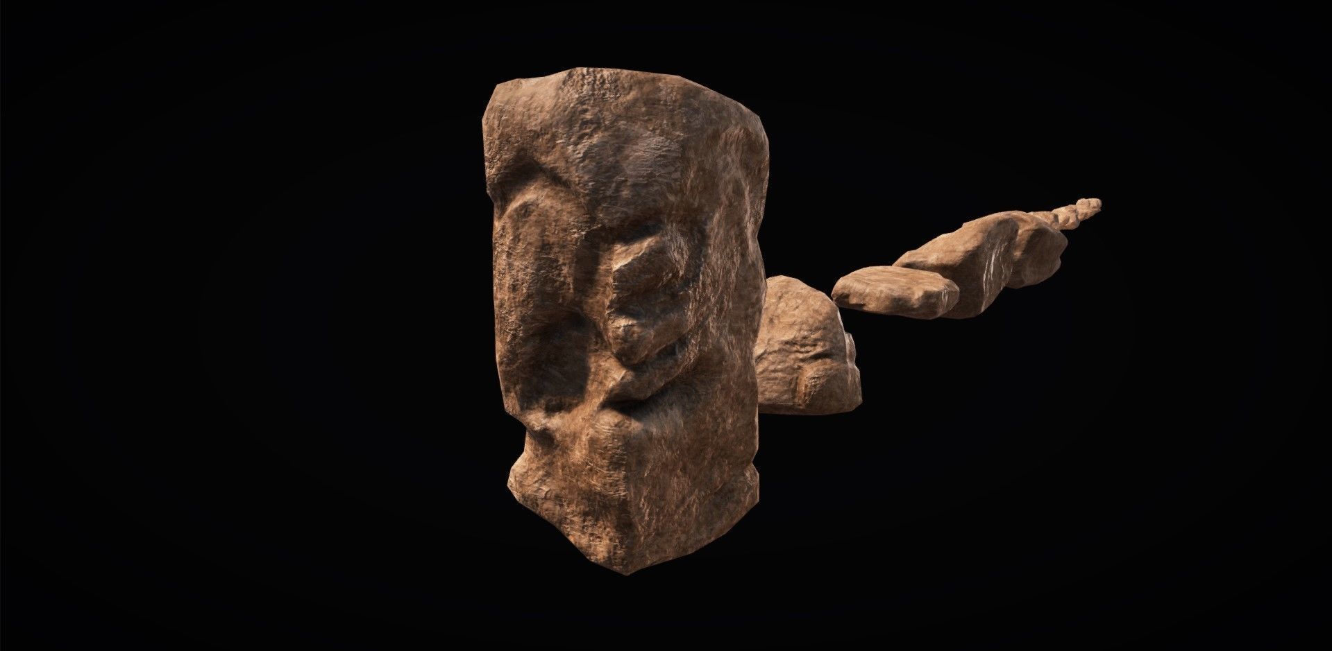 Realistic Rock Pack Volume 1 Low-poly 3D model_20