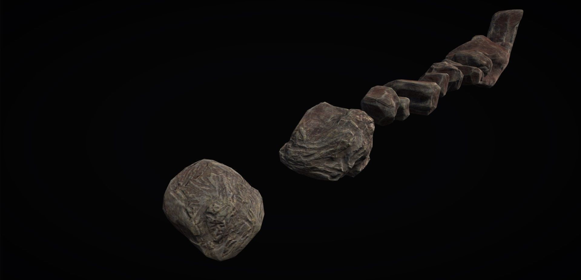 Realistic Rock Pack Volume 1 Low-poly 3D model_74