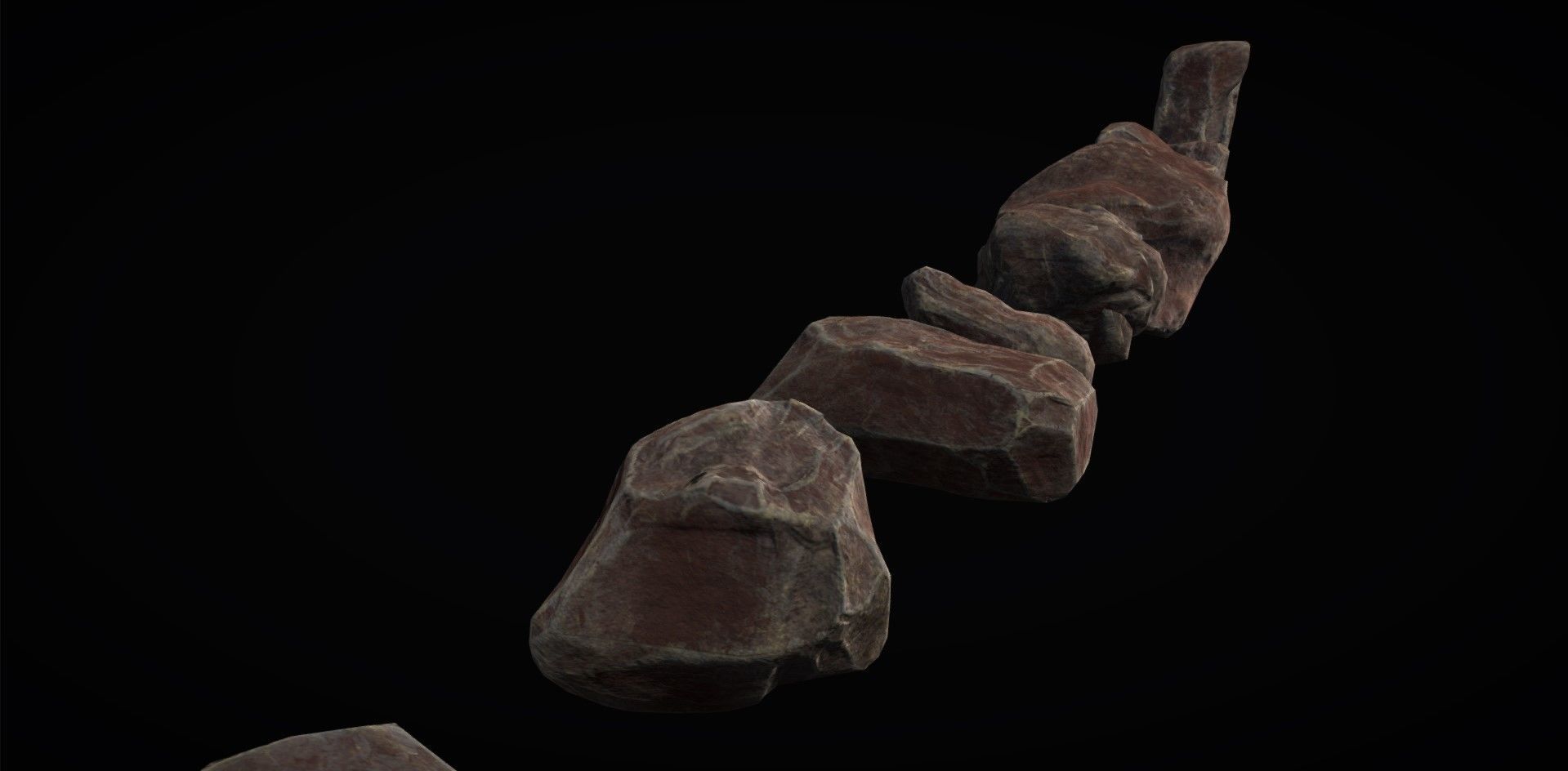 Realistic Rock Pack Volume 1 Low-poly 3D model_80