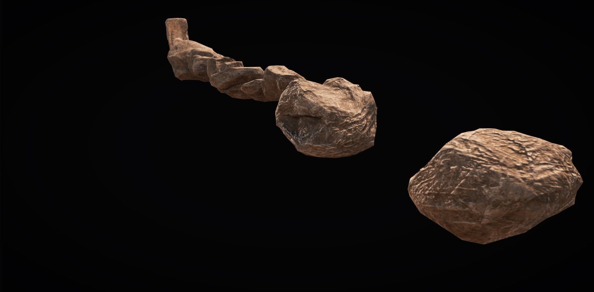 Realistic Rock Pack Volume 1 Low-poly 3D model_14