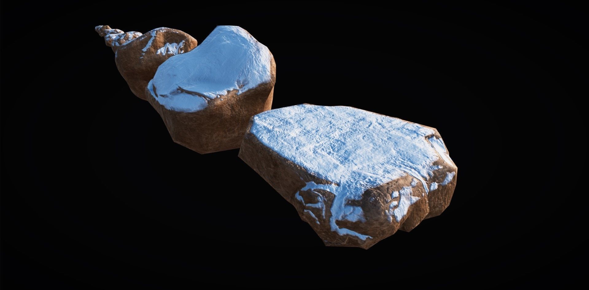 Realistic Rock Pack Volume 1 Low-poly 3D model_108