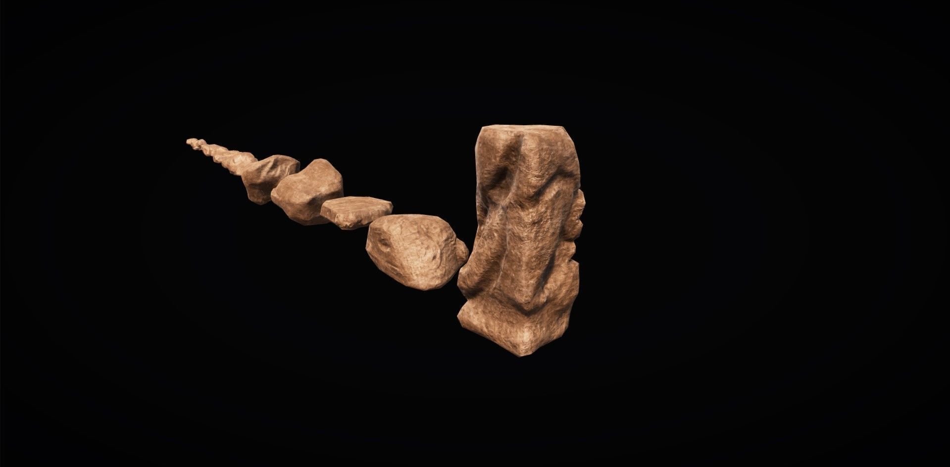 Realistic Rock Pack Volume 1 Low-poly 3D model_21