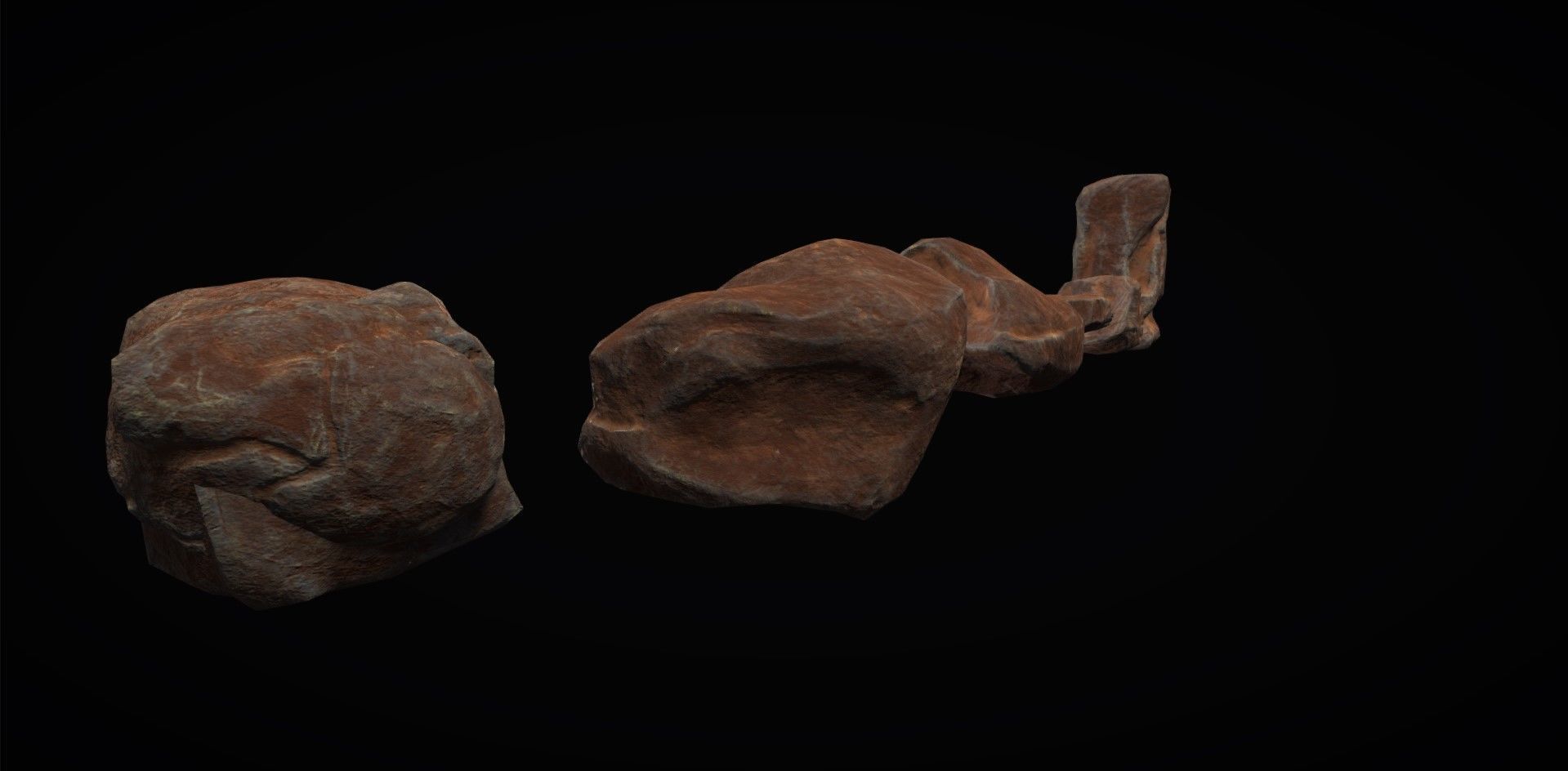 Realistic Rock Pack Volume 1 Low-poly 3D model_101