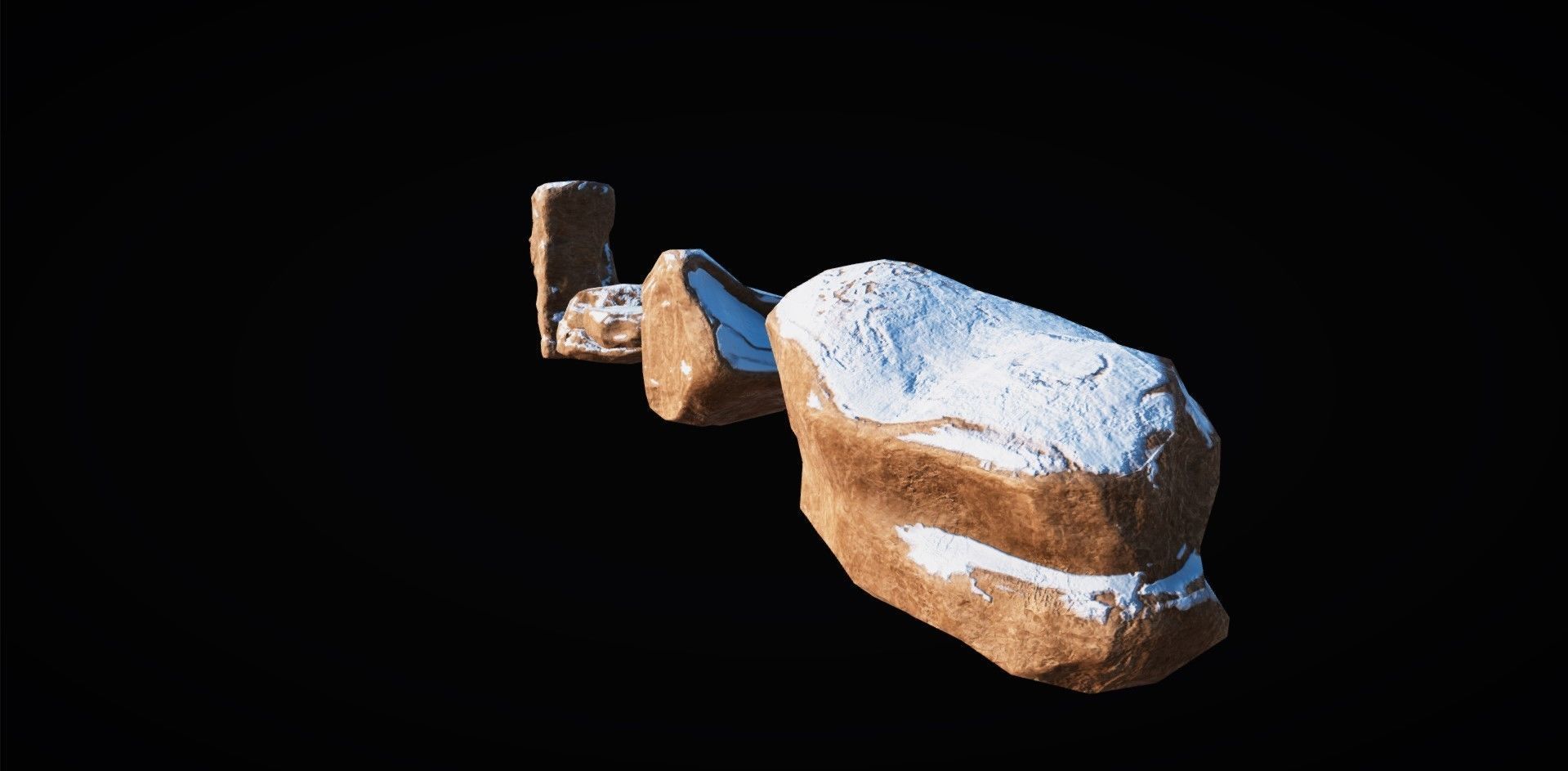 Realistic Rock Pack Volume 1 Low-poly 3D model_110