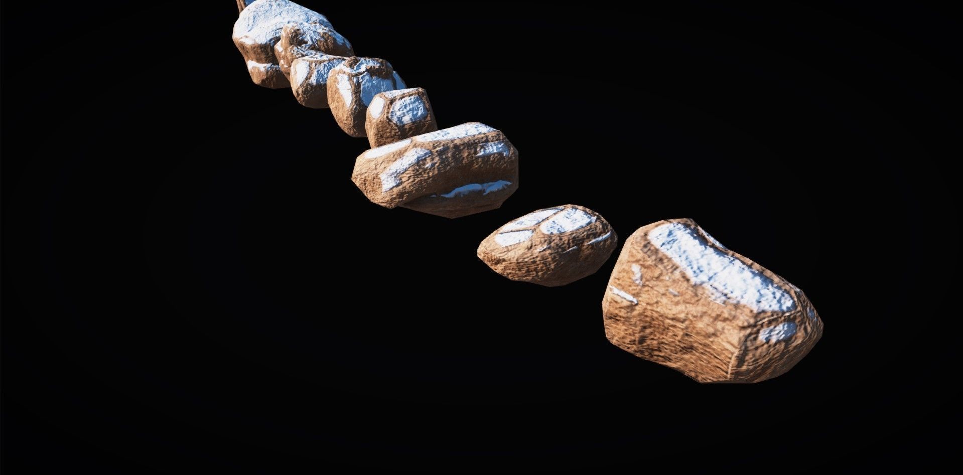 Realistic Rock Pack Volume 1 Low-poly 3D model_121