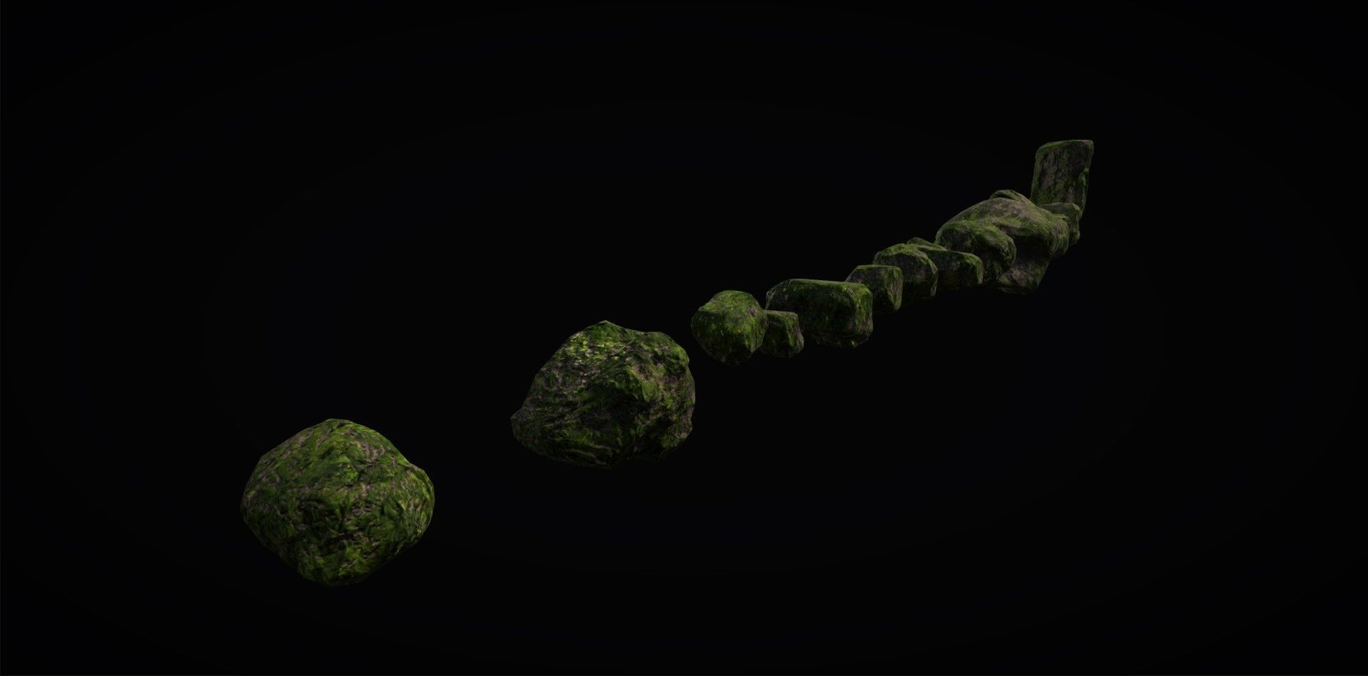 Realistic Rock Pack Volume 1 Low-poly 3D model_44