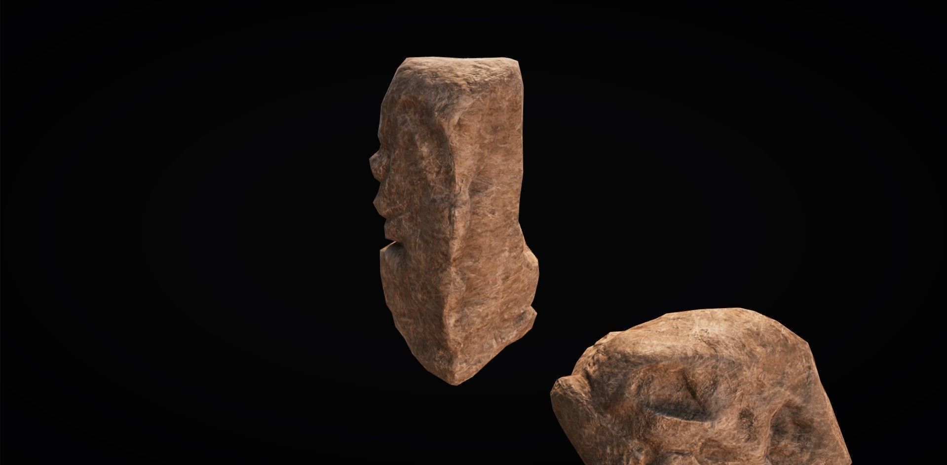 Realistic Rock Pack Volume 1 Low-poly 3D model_11
