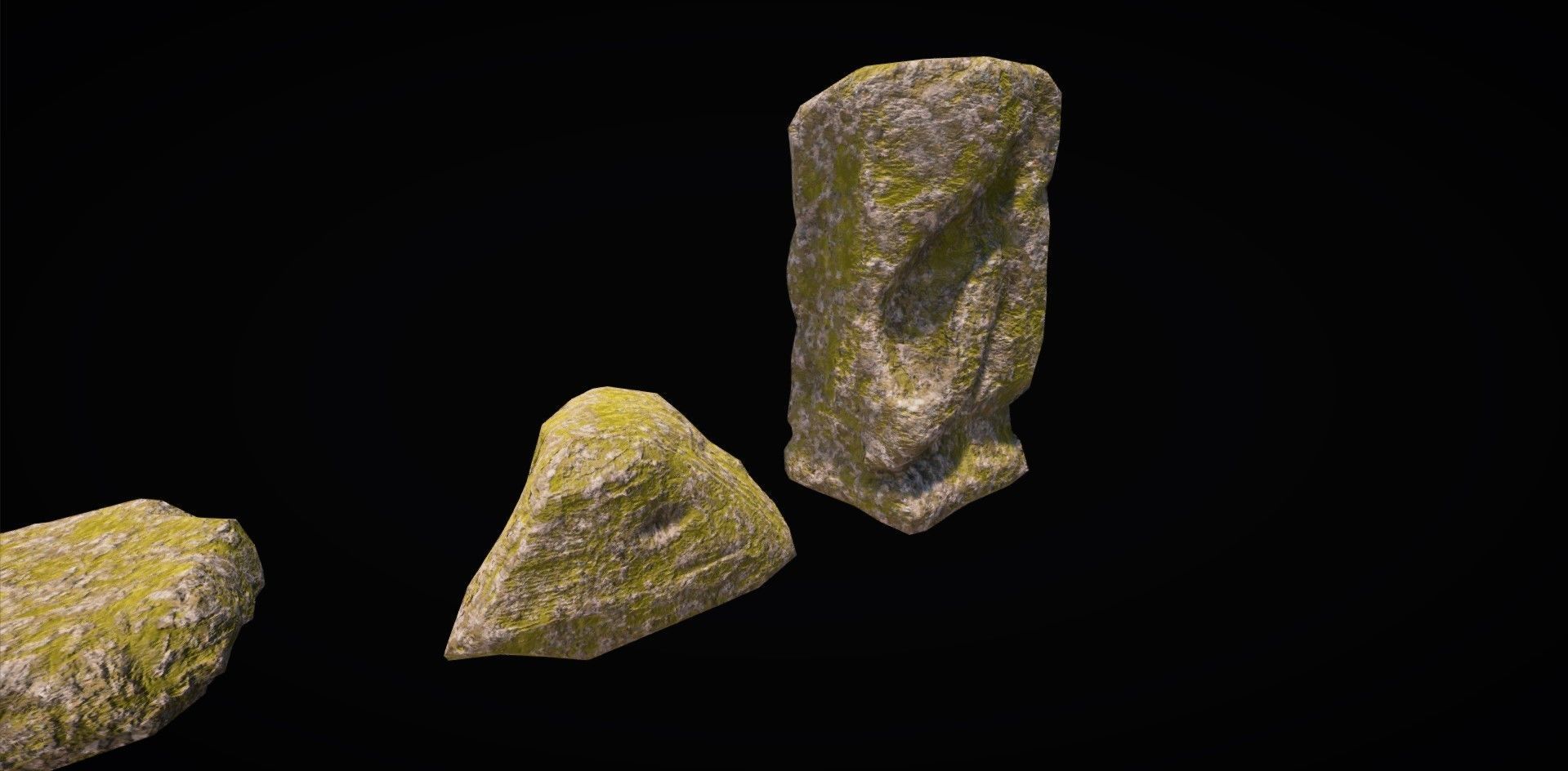 Realistic Rock Pack Volume 1 Low-poly 3D model_55