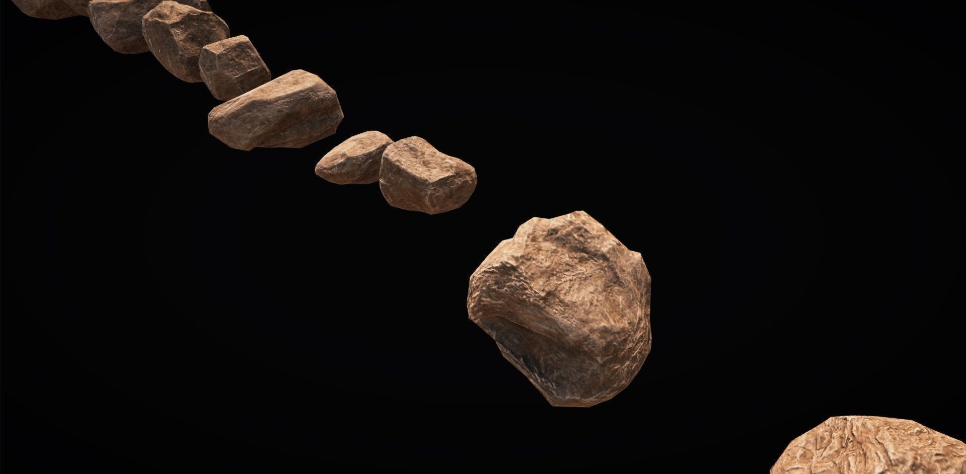 Realistic Rock Pack Volume 1 Low-poly 3D model_15