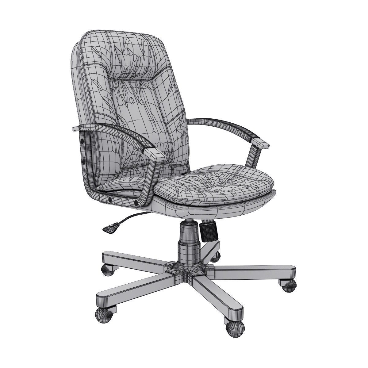 Boss Versailles Executive Chair 3D model_3