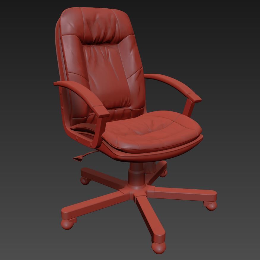 Boss Versailles Executive Chair 3D model_4