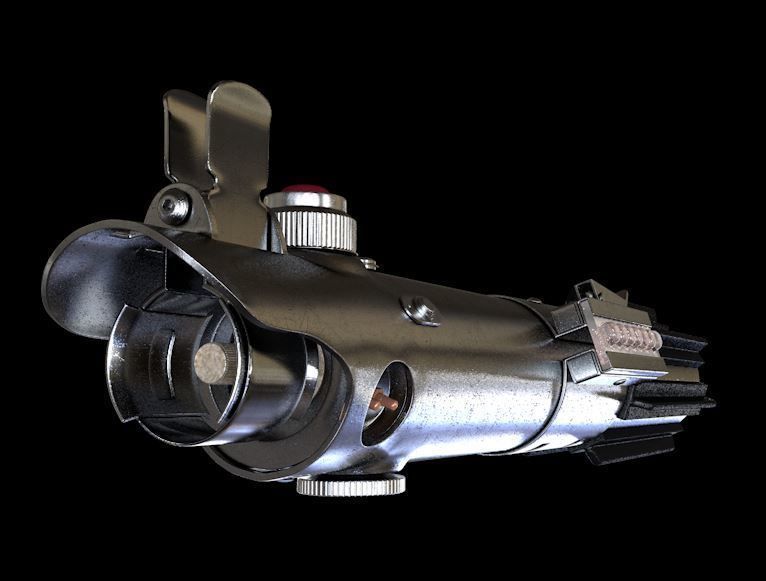 Anakin Luke Rey Lightsaber 3D model_3