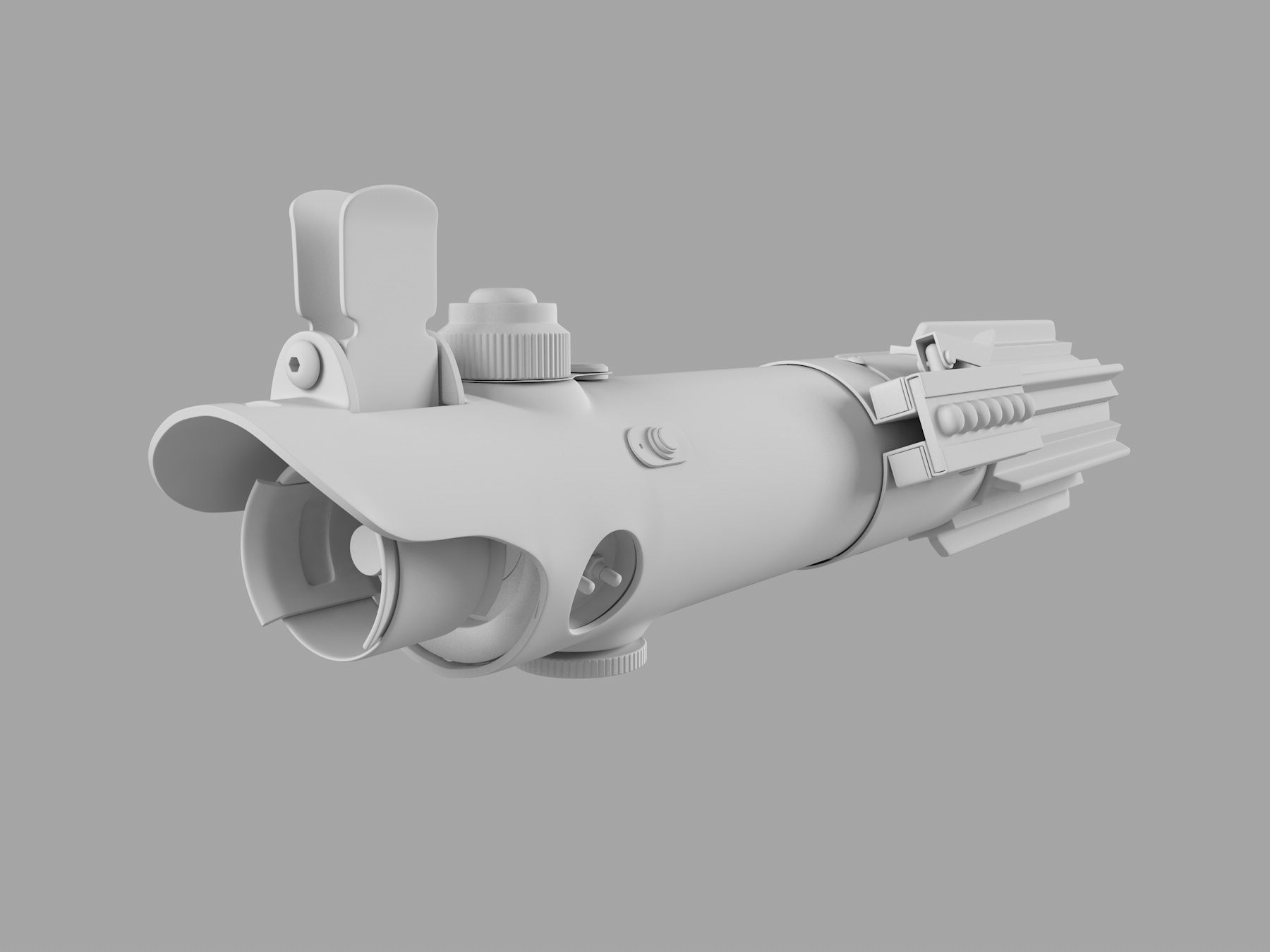 Anakin Luke Rey Lightsaber 3D model_2