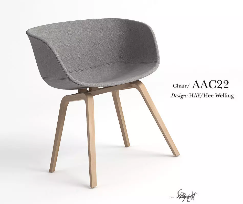 AAC22 Chair 3D model
