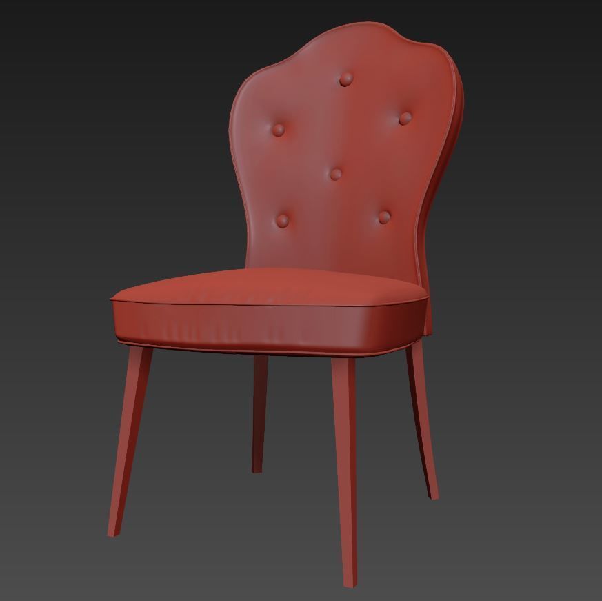 Chair Bolton 3D model_3