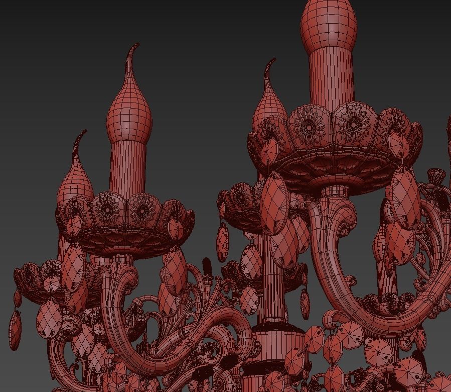 Chandelier Colzano E 1 1 24 200 CG 3D model_6