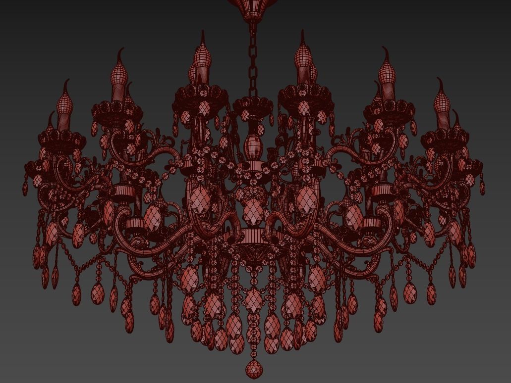Chandelier Colzano E 1 1 24 200 CG 3D model_2