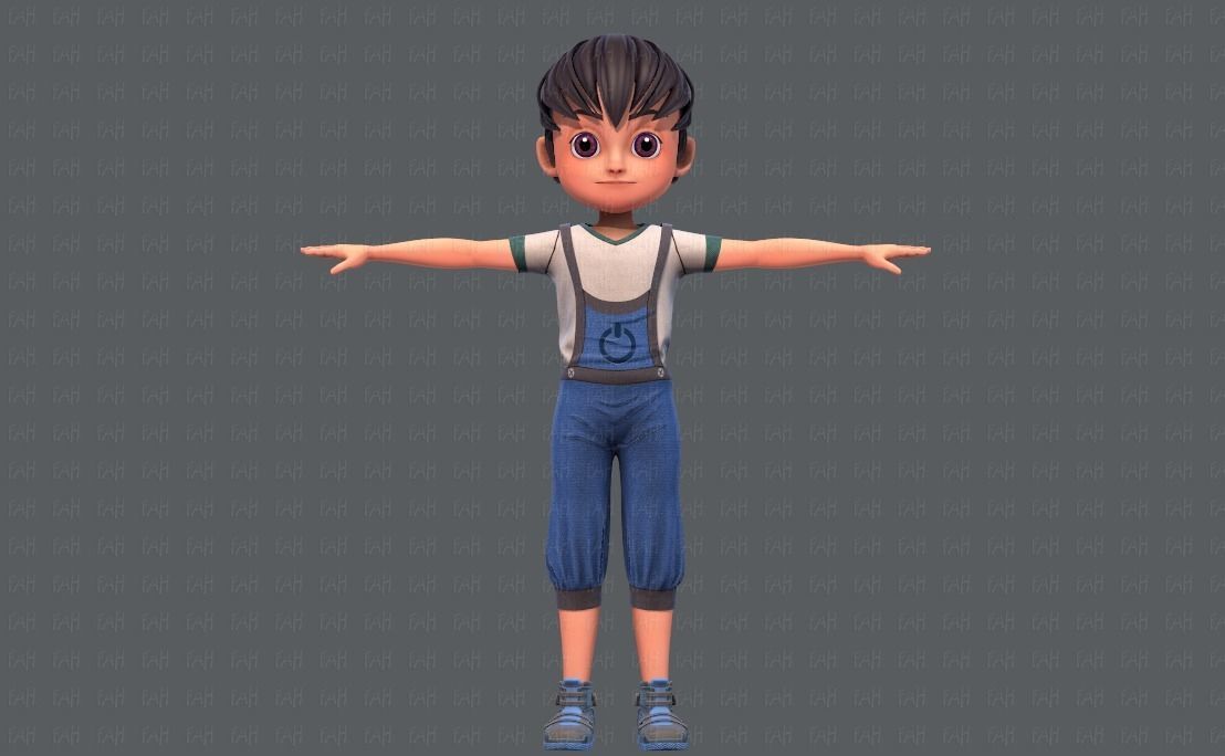 Base BoyV05 Clothing V01 3D model_3