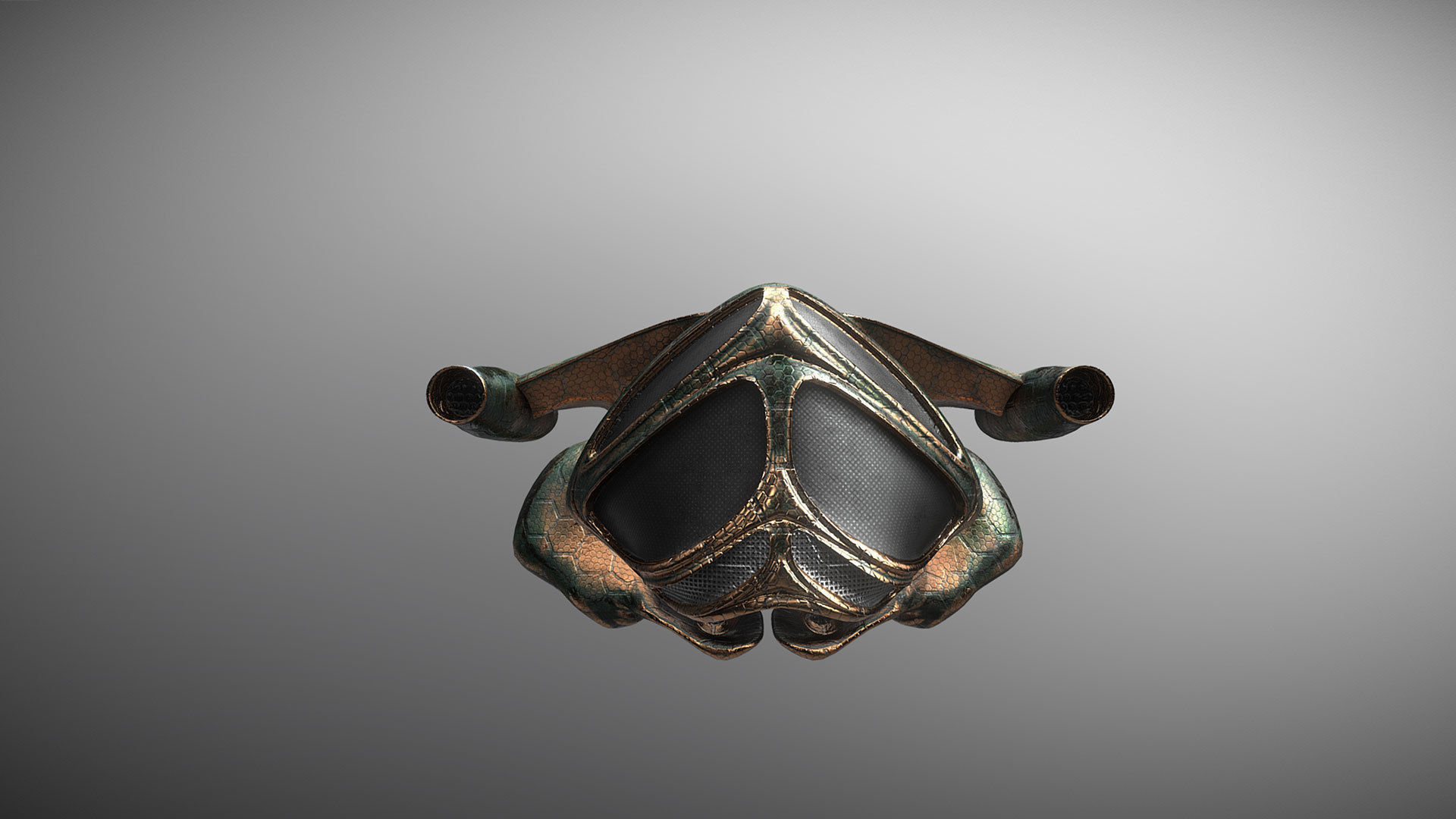 Species I - Alien Heavy Assault Fighter Low-poly 3D model_10