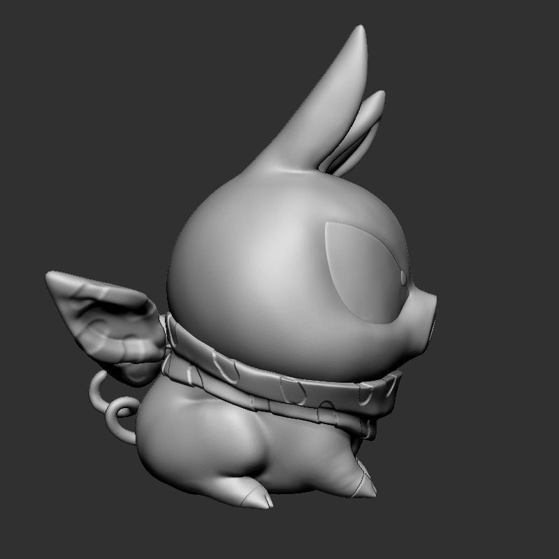 P Chan Fan Art  3D print model_3