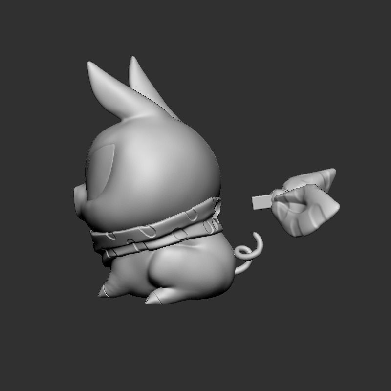 P Chan Fan Art  3D print model_4