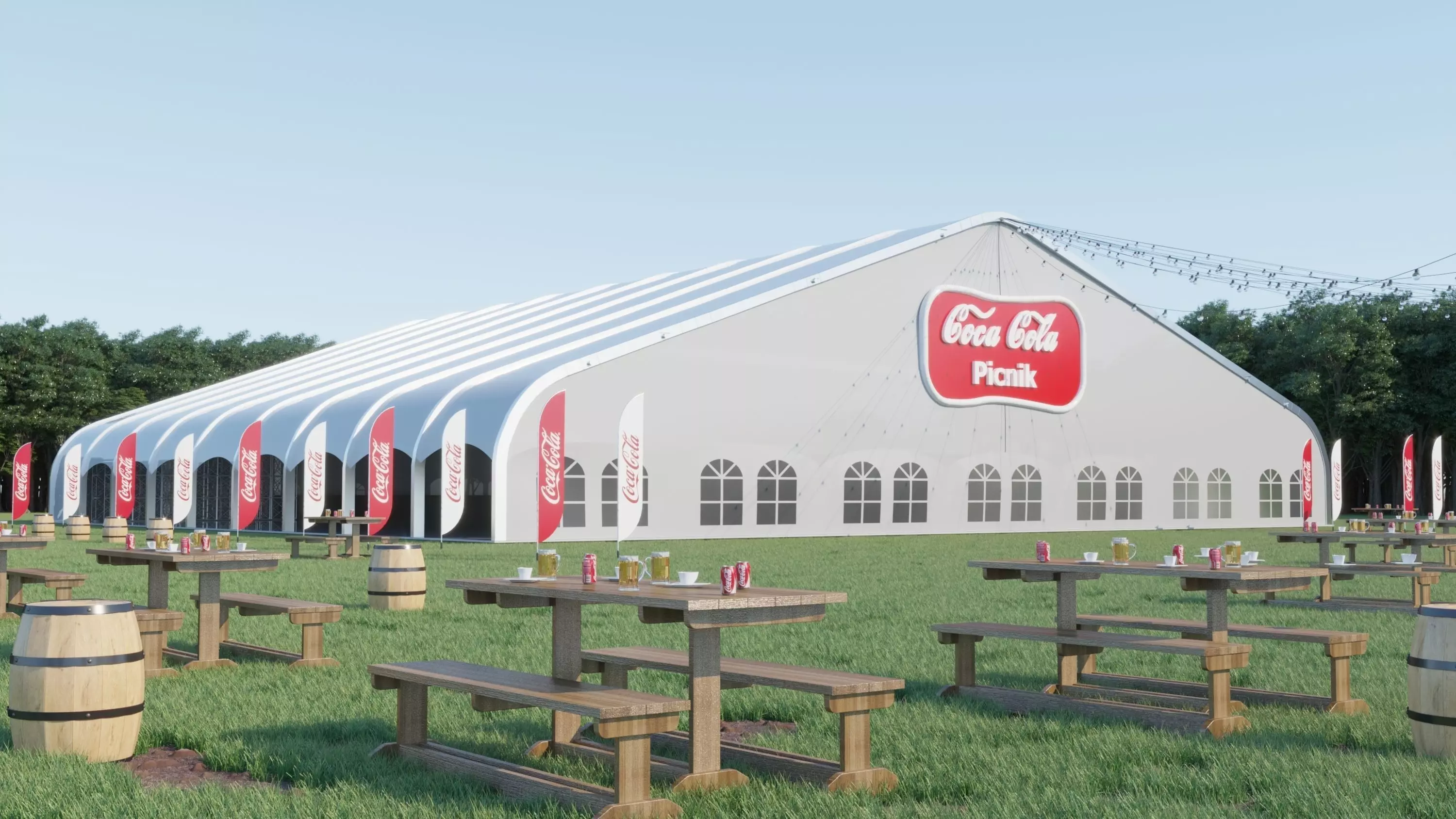 Tent 7000 Pax 3D model_0