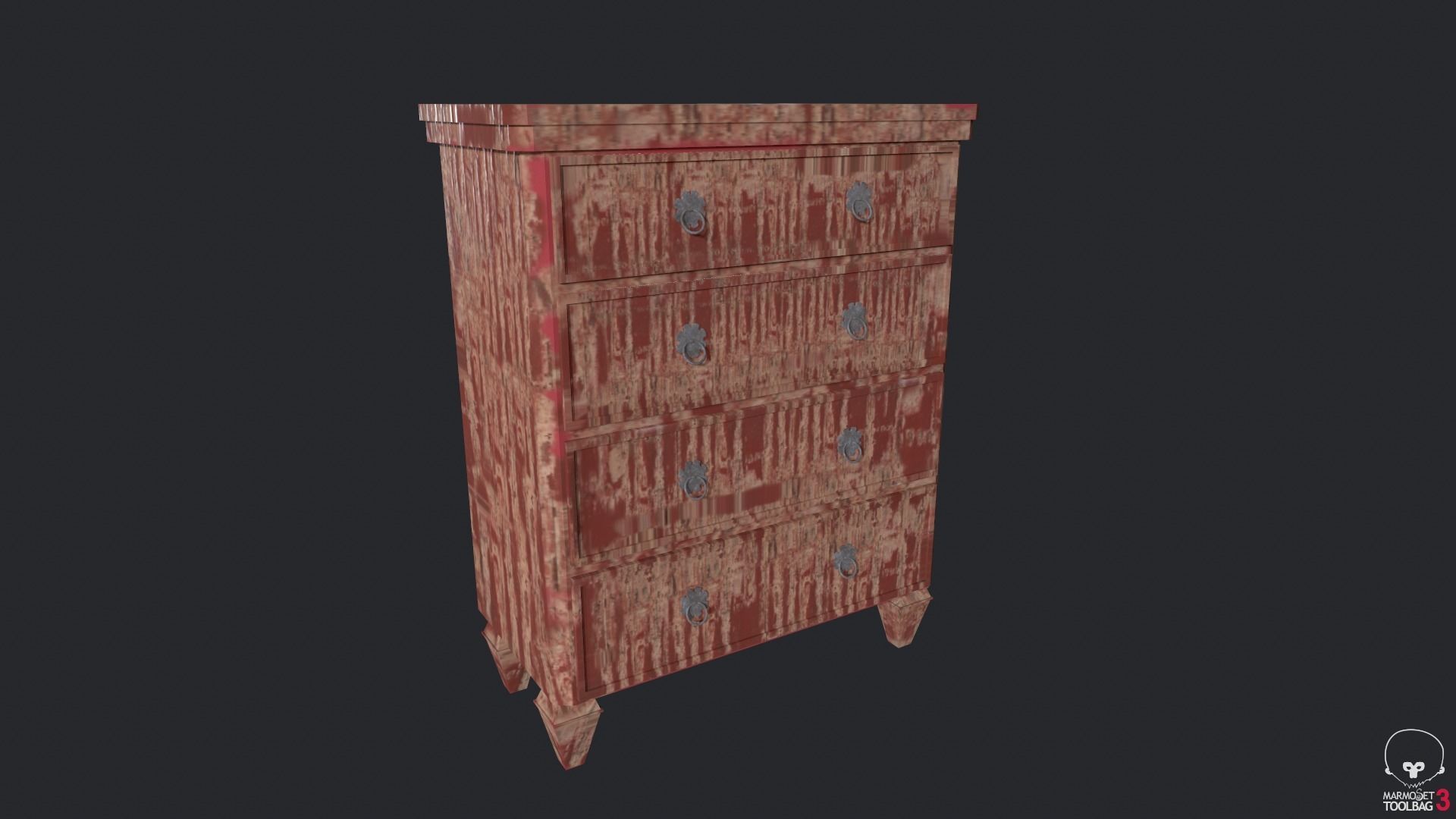 Horror Props Pack Low-poly 3D model_10