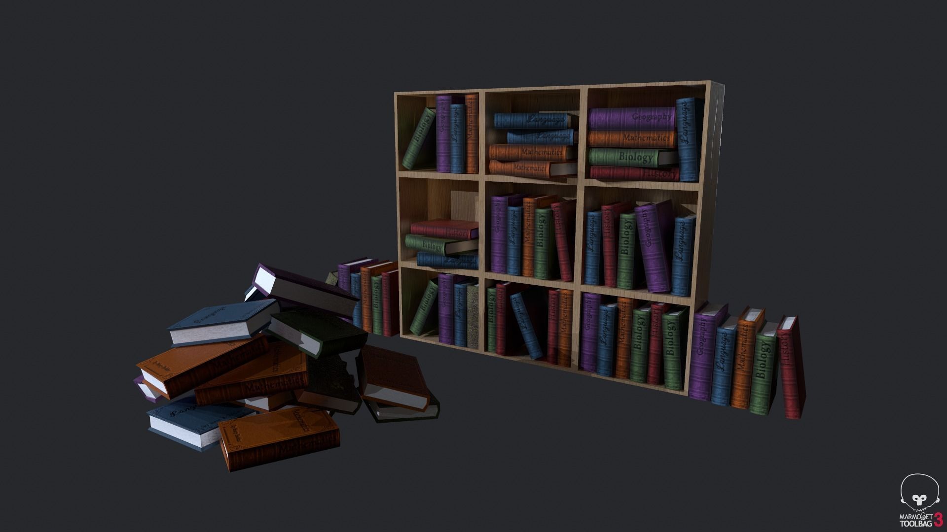 Horror Props Pack Low-poly 3D model_16