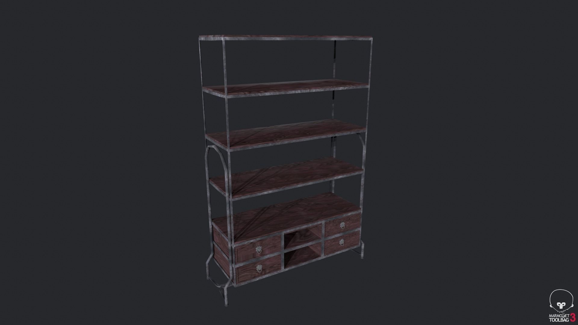 Horror Props Pack Low-poly 3D model_9