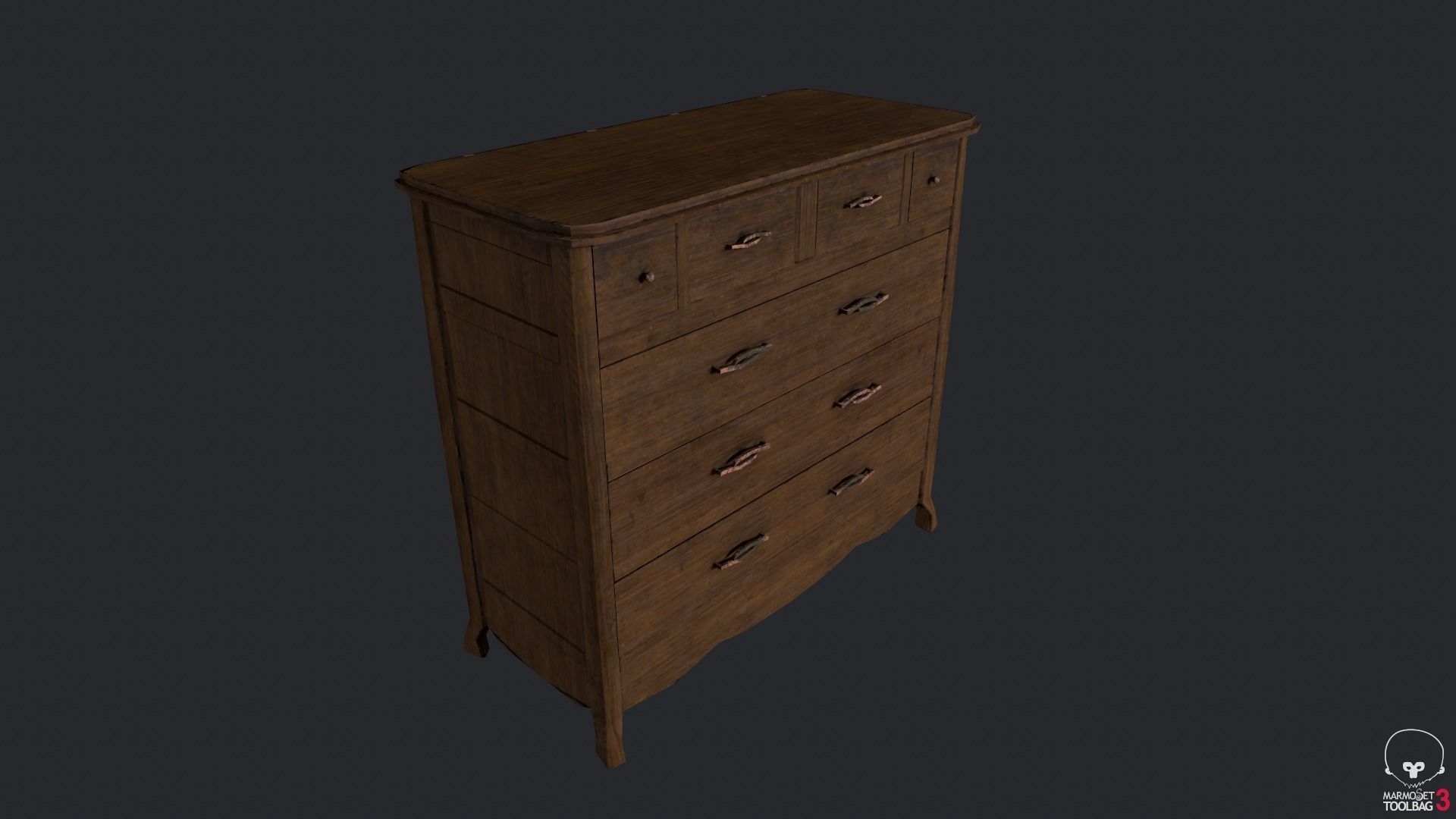 Horror Props Pack Low-poly 3D model_8