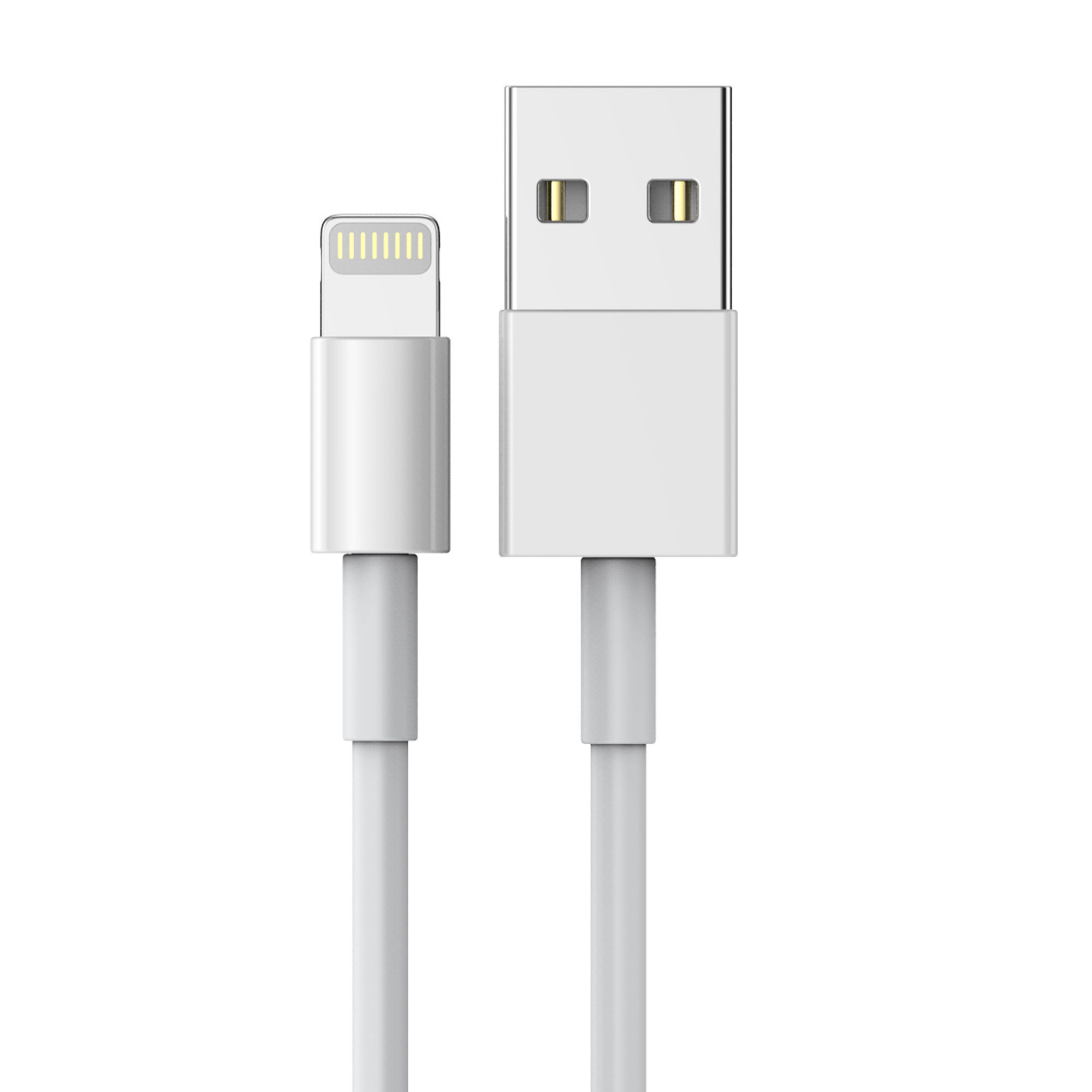 Apple Lightning to USB cable 3D model 3D model_2