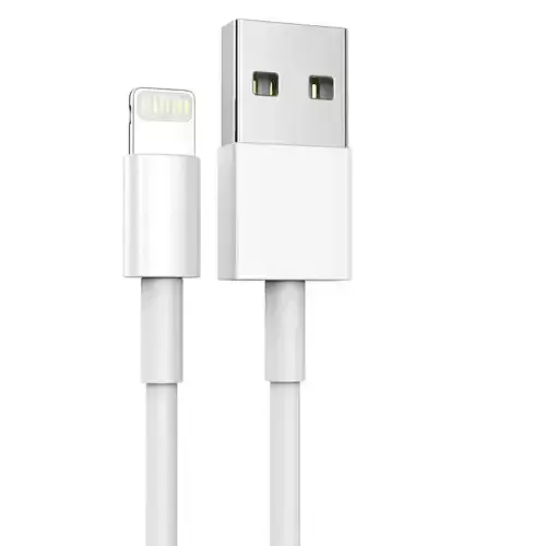 Apple Lightning to USB cable 3D model 3D model