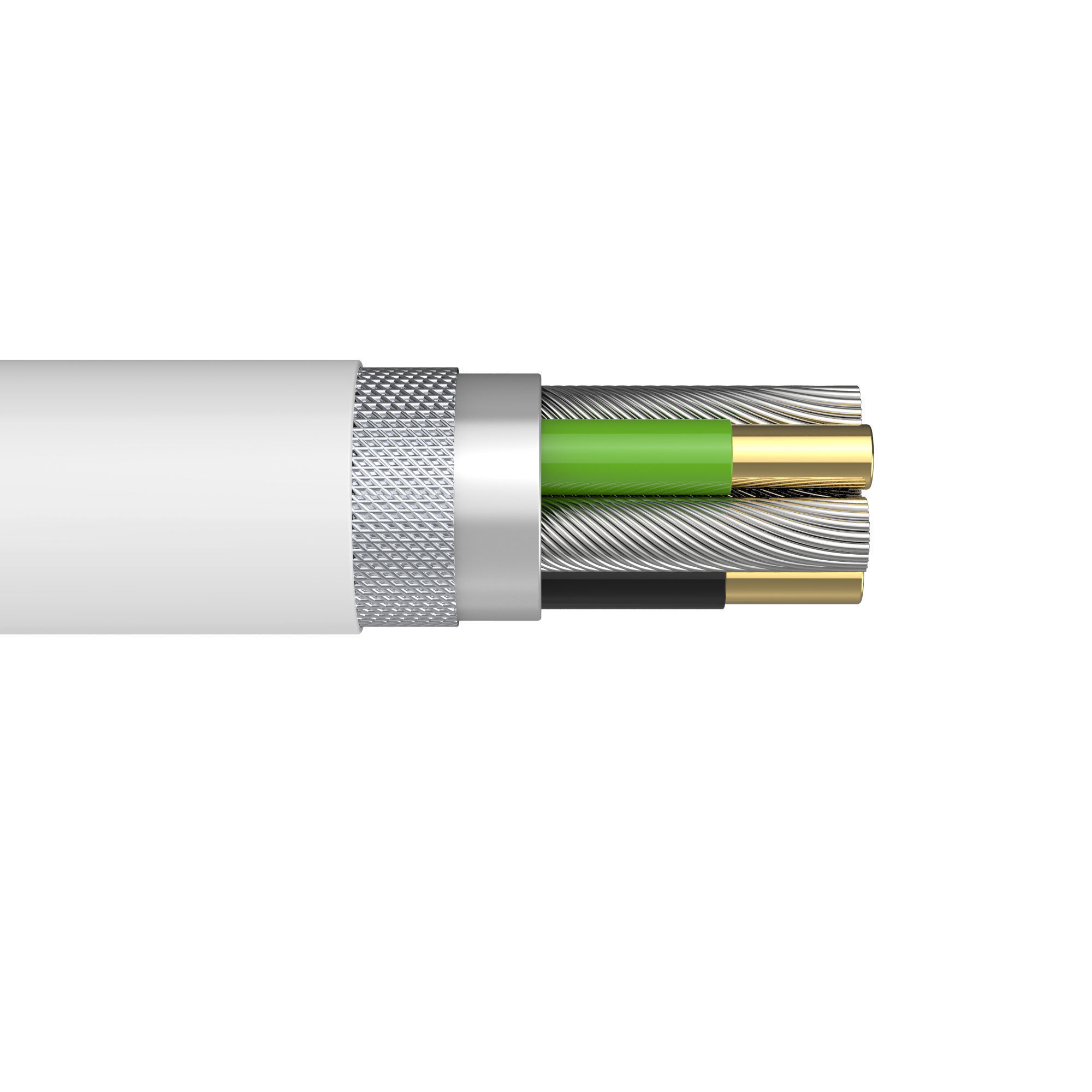 Apple Lightning to USB cable 3D model 3D model_5