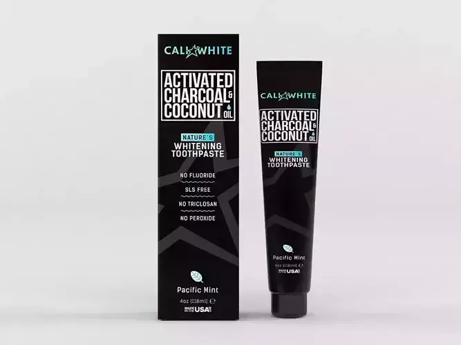 Cali white toothpaste 3D model