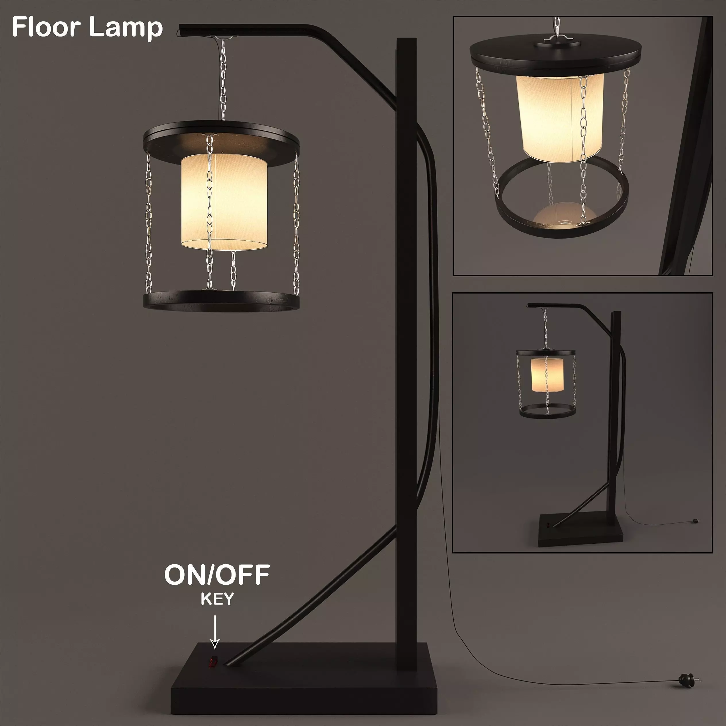 floor lamp 02 3D model_0