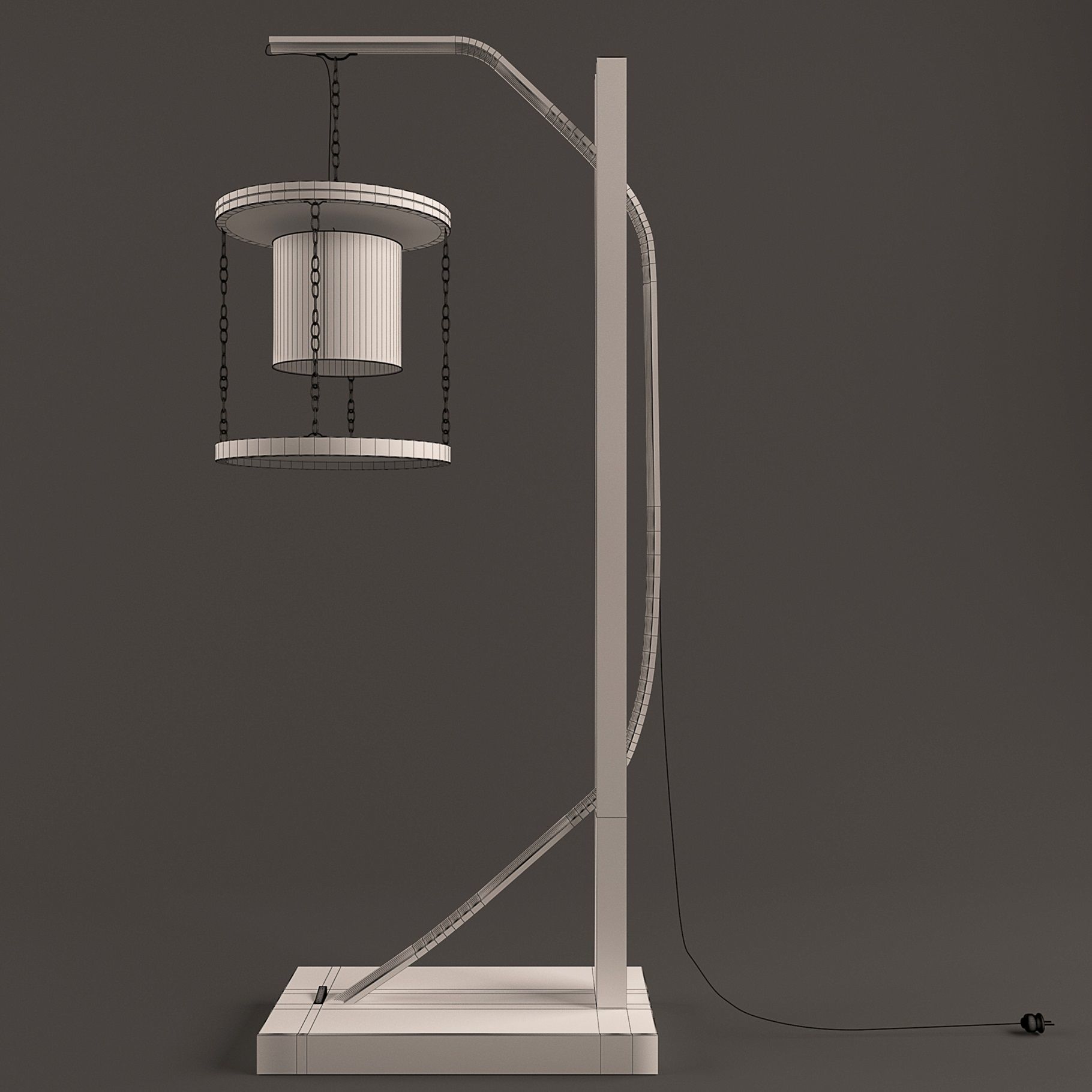 floor lamp 02 3D model_5