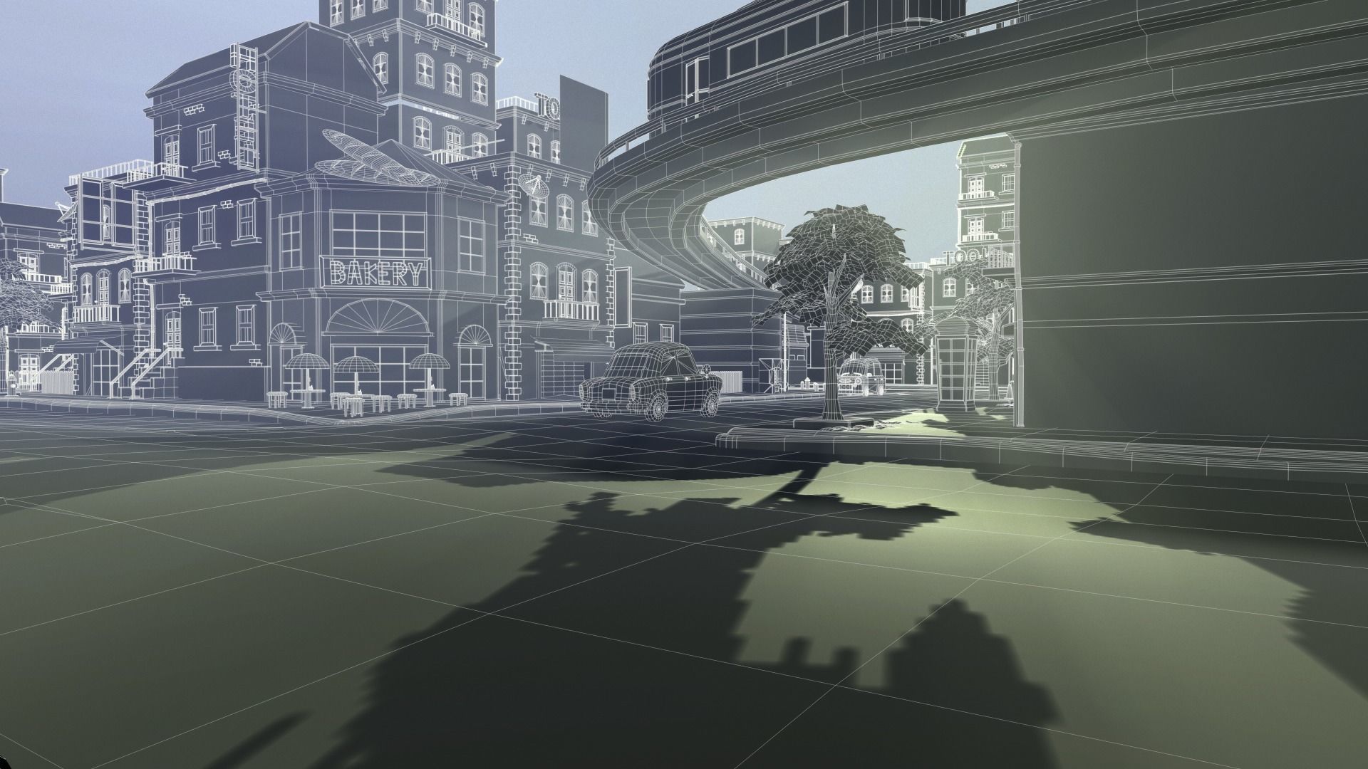 Asset - Cartoons - Street 3D Model Low-poly 3D model_8