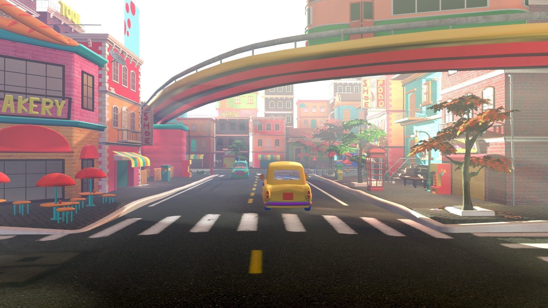 Asset - Cartoons - Street 3D Model