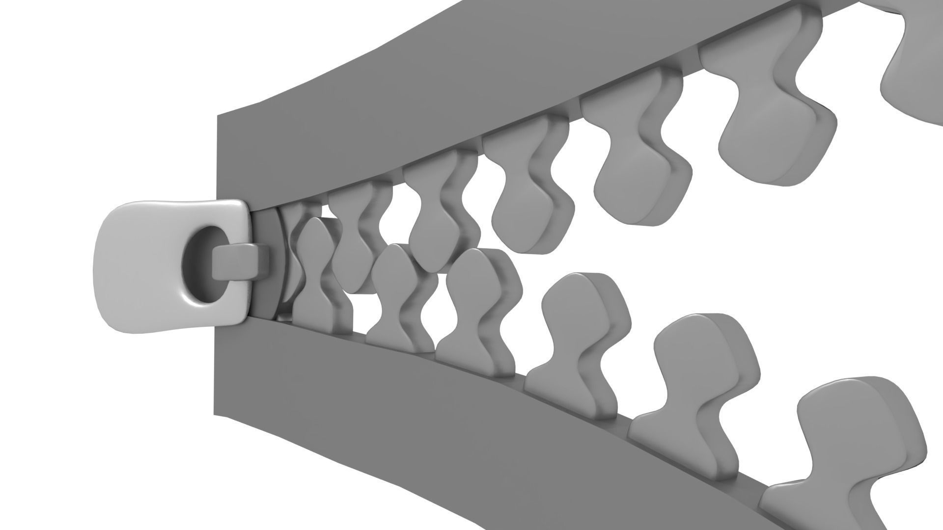 Zipper 3D model_3